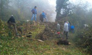 2012-11-20 (2)  le chantier des Cabornes de la Marie et de la Cave