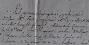 Cession de terrain par Mr JB.Venet pour le lavoir des Greffières - 1826.jpg réd