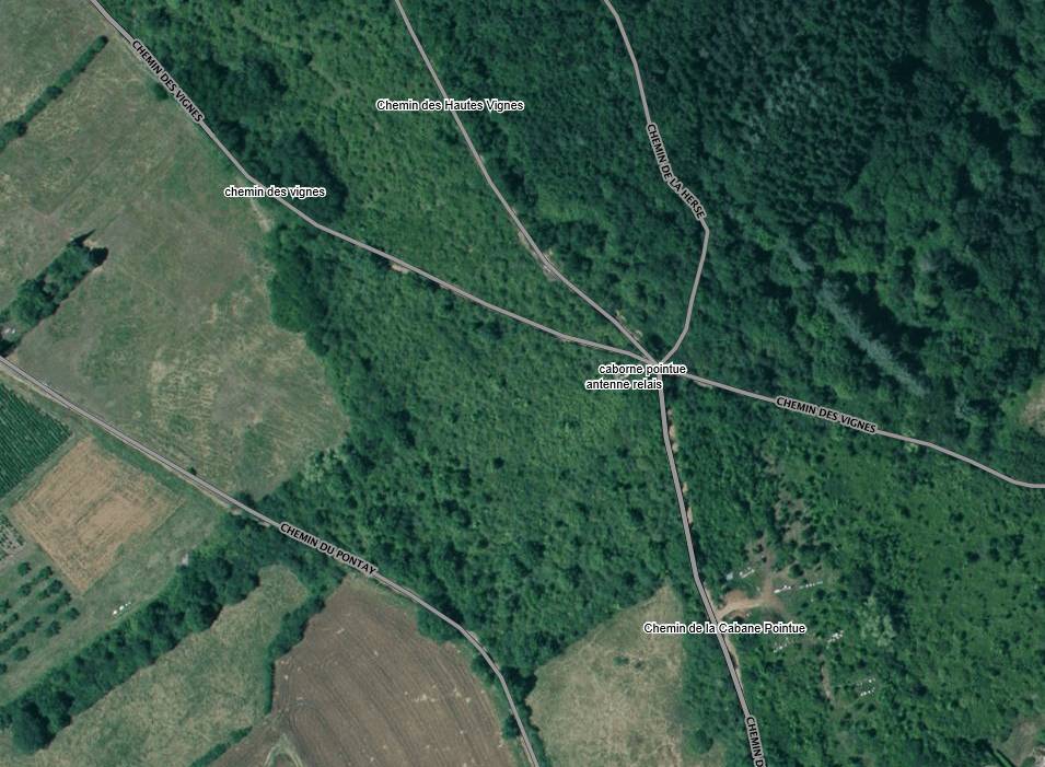 Plan de situation (vue aérienne geoportail.fr)