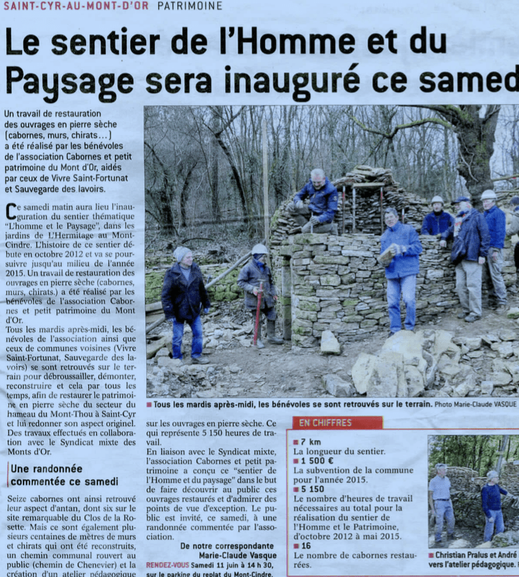 Article du Progrès du 8 juin 2016