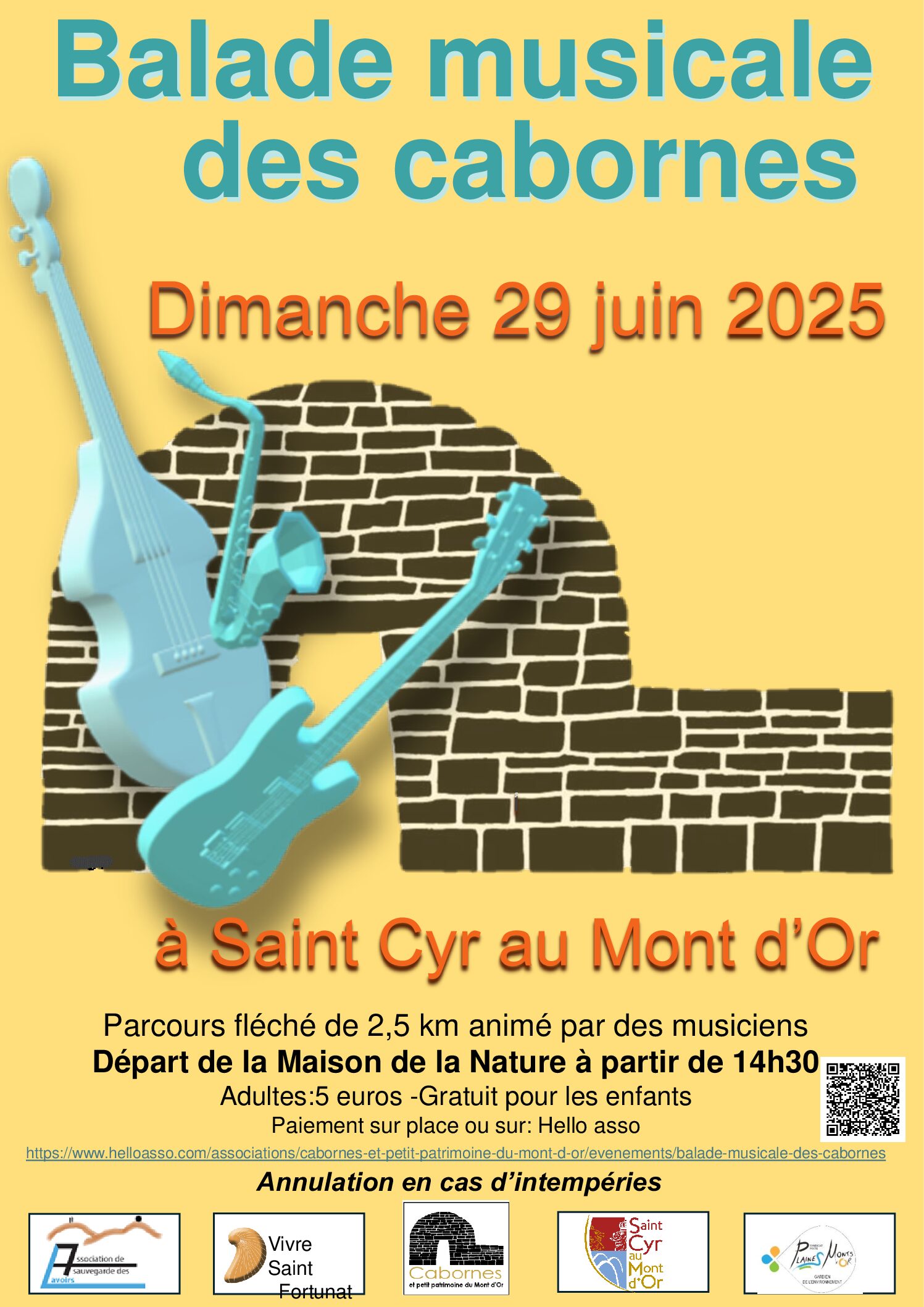 Balade musicale des Cabornes – 29 juin 2025